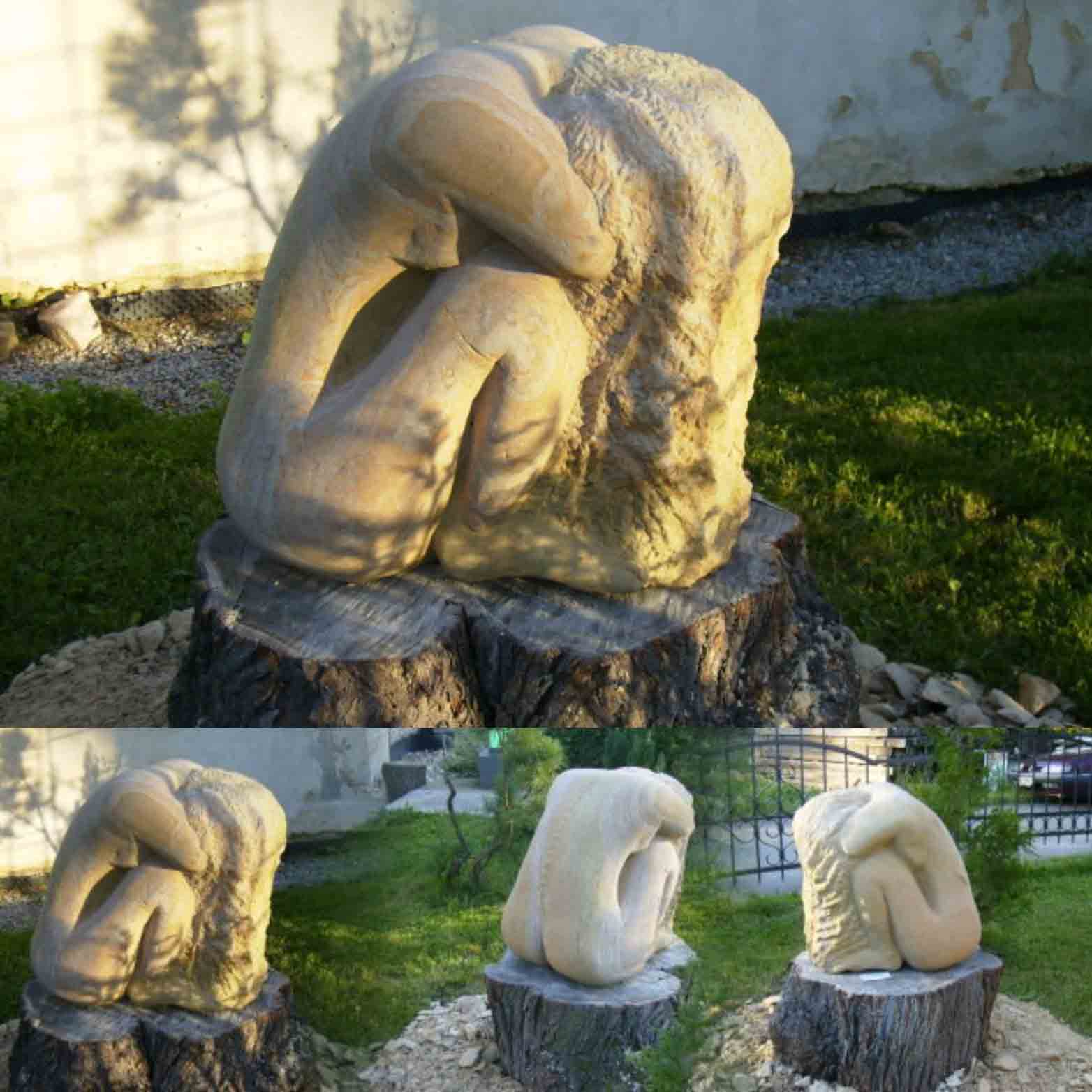 Ruční výroba sochy