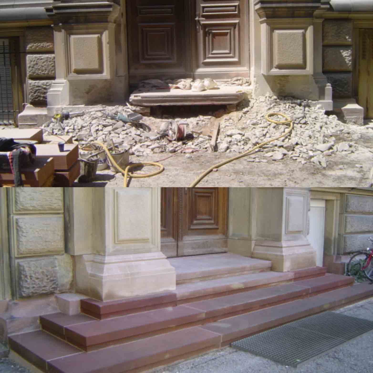 Renovace schodů